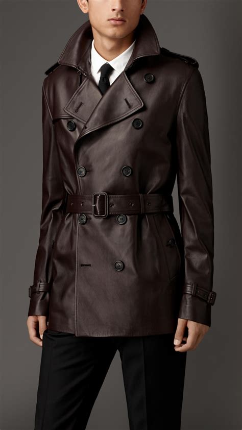 modern leather trench coats